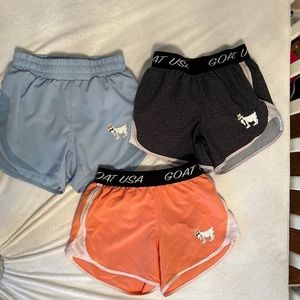 GOAT USA sport shorts bundle size M